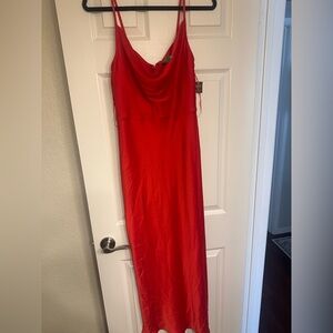 Taylor Vibrant Red Maxi Dress